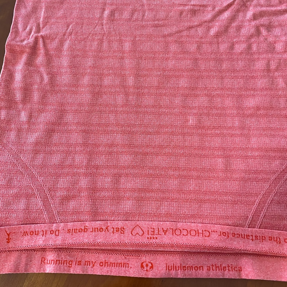 Lululemon Salmon Color Run Swiftly Short Sleeve - image 4
